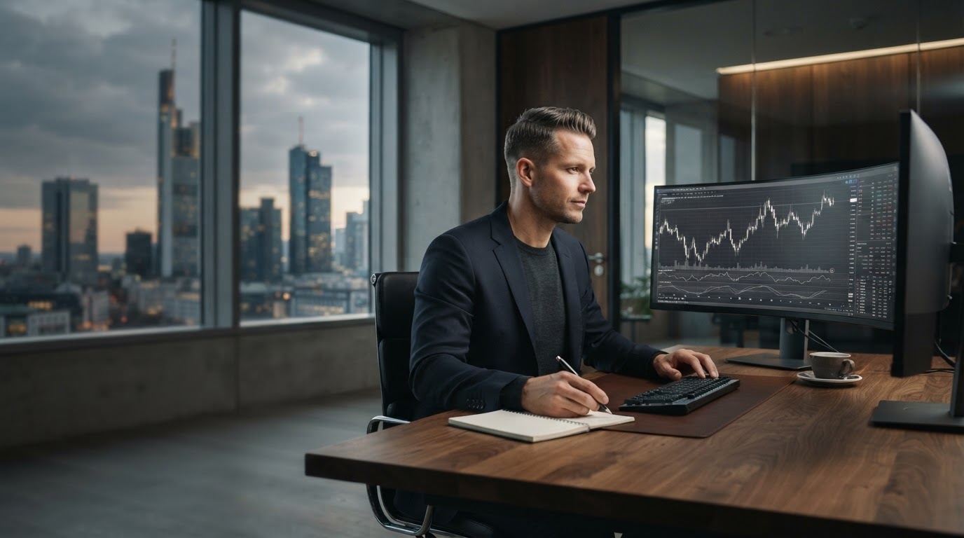 Trader Bot data visualization dashboard used for AI-driven investment analysis